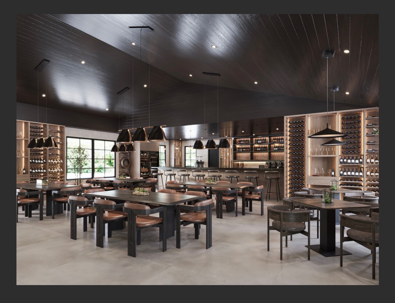 The Fierro Winery tasting room